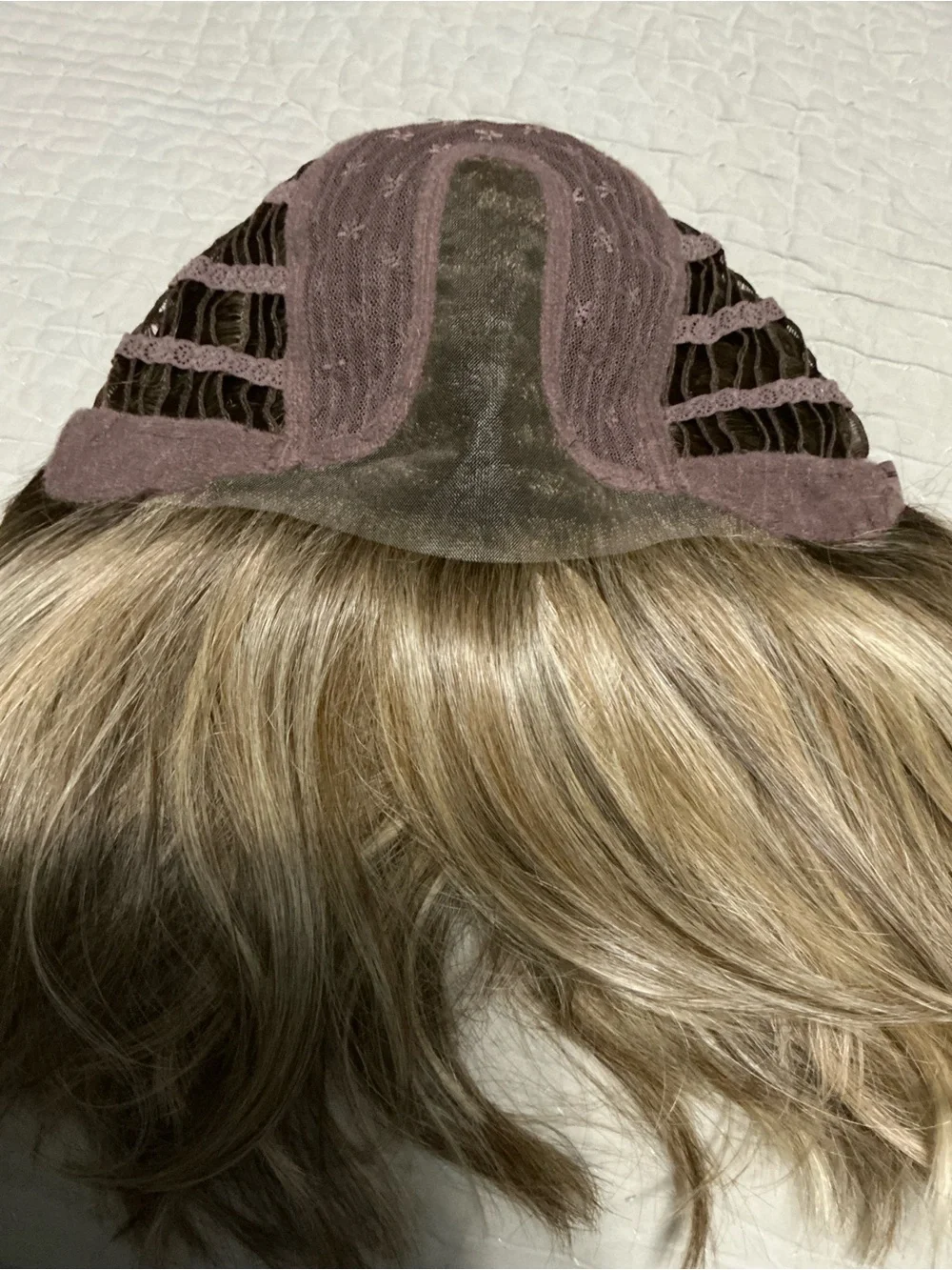 Belle Tress Modena in Macadamia Latte-R